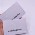 NFC Braille Gift Card for for blind people